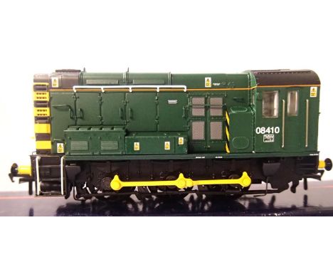 Bachmann 32-108V Class 08 shunter, First Great Western, 08410, Green, Kernow Model Rail exclusive, in very near mint conditio