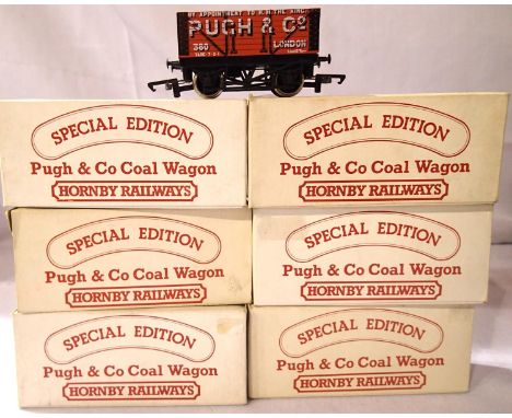Six Hornby Pugh &amp; Co special edition wagons in excellent condition. Boxes with some wear. P&amp;P Group 1 (£14+VAT for th