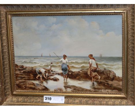 E. Osborneoil on panelEbb tidesigned10 x 14in.