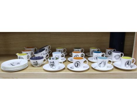A Susie Cooper part coffee service and part tea service