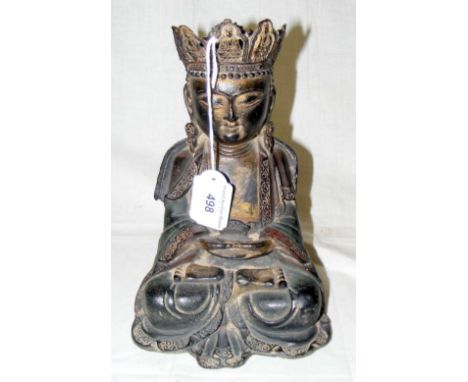 A 21cm high - Ming period - Chinese bronze Buddha figure