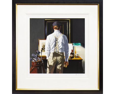 * IAIN FAULKNER, THE 19TH limited edition giclee print, signed and numbered 149/150 in pencil 42cm x 42cm Mounted, framed and