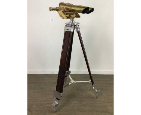 PAIR OF WWII PERIOD HUET OF PARIS NAVAL ANTI-AIRCRAFT FLAK BINOCULARS,S-8x50, S.G.O. 1937, with further stamped numerals to l
