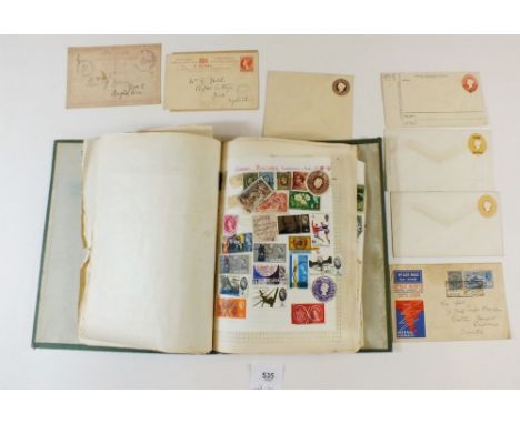 A Green Ace Herald stamp album full of all world mint and used, defin and commem including (GB 2/6- and 5/- KGV Seahorses), C