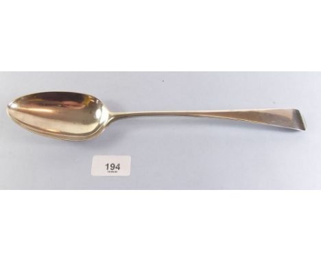 A silver basting spoon 121 g