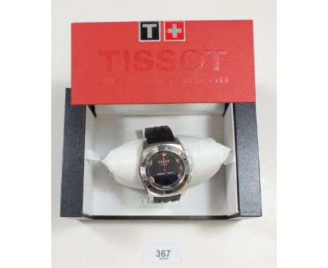 A Tissot Racint T-Touch 100m chronograph compass wristwatch T002520A, with original box