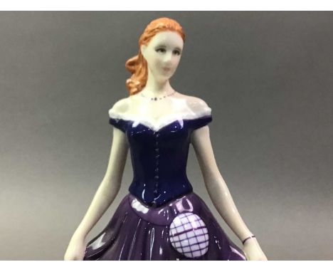 COLLECTION OF ROYAL DOULTON FIGURES including 'Lucy' HN 3653, 'The Ermine Coat' HN 1981, and 'Elaine' HN 2791, along with a R