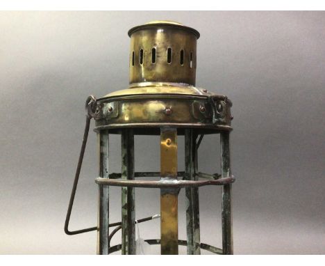 BRASS SKELETON OF A HANGING LAMP made in EnglandQty: 1