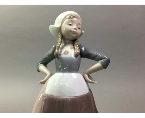 GROUP OF LLADRO FIGURES including 'Happy Birthday Spain' 5429, 'Let's Make Up' 5555, 'Spring Token', 5604, 'Courtney' 5648, a