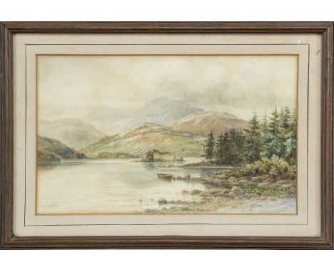 M CRAUSE (BRITISH 19TH/20TH CENTURY), LOCH AN EILEIN, KINROSS watercolour on paper, signed and titledmounted, framed and unde