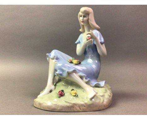 COLLECTION OF ROYAL DOULTON FIGURES comprising Summer Rose HN 3085, Rosie HN 4094, Fair Maiden HN 2211, Kirsty HN 3213, Miche