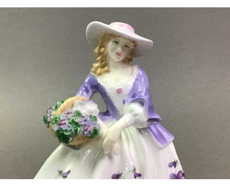 GROUP OF ROYAL WORCESTER FIGURES including Sweet Primrose, Sweet Aster, Sweet Violet and Sweet Daisytallest 18cm highQty: 11