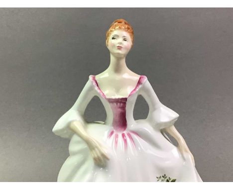 GROUP OF ROYAL DOULTON FIGURES OF WOMEN AND GIRLS including Beatrice, Ms Kay and Country RoseQty: 9