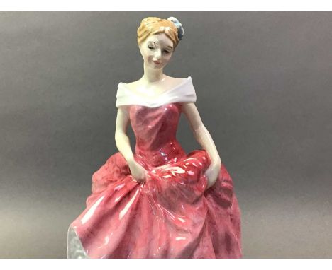 GROUP OF ROYAL DOULTON FIGURES Including Buttercup, Summer's Day, Southern Belle, Rose and MonicaQty: (5)