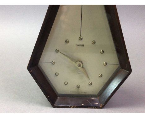 20TH CENTURY SMITHS ART DECO MANTEL CLOCK AND OTHER CLOCKS  including alarm clocksQty: 8