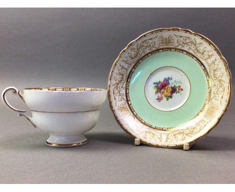 PARAGON TEA SERVICE FLORAL PRINTED DECORATION comprising six cups, six saucers, six side plates and two cake plates