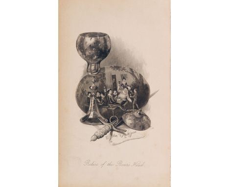 [Wine]. Redding, Cyrus. A history and description of modern wines. Londra, Henry Bohn, 1851. In 8° (184 x 110 mm); VIII, 440,