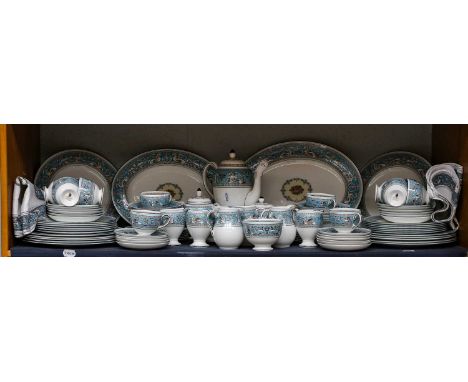 A Wedgwood Florentine pattern, dinner, tea and coffee service (approx 94 pieces)After a cursory inspection, the service is in