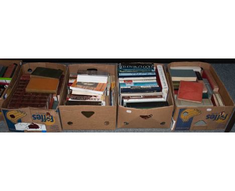 A quantity of books, including: Cassell's History of England, With Steam Engine and Boiler by DK Clark, various hardbacks rel