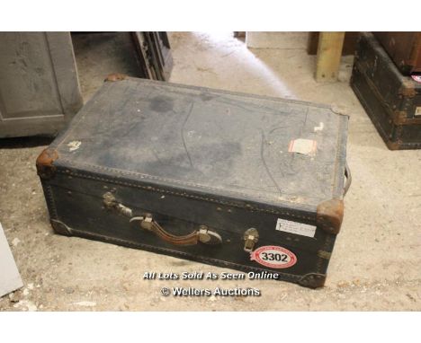 *VINTAGE TRUNK, 75CM X 48CM X 25.5CM