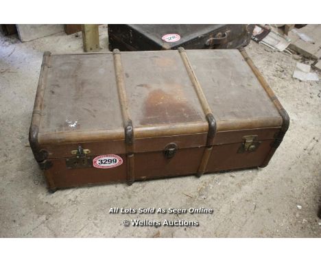 *VINTAGE TRUNK, 92CM X 53CM X 32CM