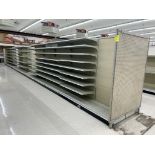 33' RUN OF GONDOLA SHELVING