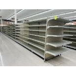 23' RUN OF GONDOLA SHELVING