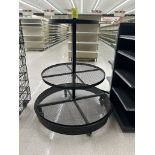 3 TIER ROUND METAL DISPLAY