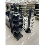 VARIOUS METAL MERCHANDISER RACKS