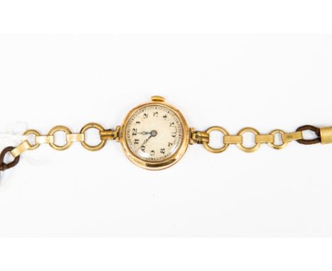A 9ct gold ladies vintage watch 