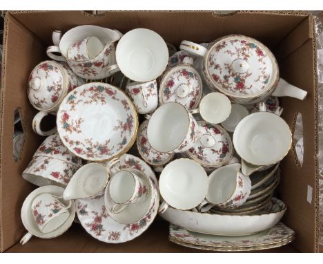 A Minton dinner, tea and coffee service in the ancestral pattern (one box) 