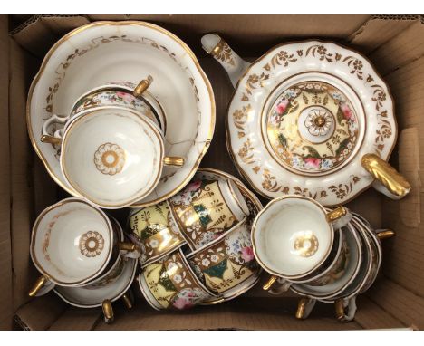 A Victorian 'Clarence Yates of Cheltenham' tea service (one box) 