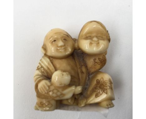 An ivory netsuke