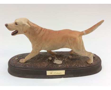 Beswick 'The Labrador' on plinth (light chip to base) 