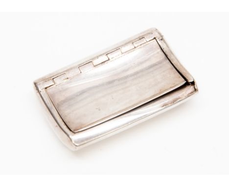 A George III silver snuff box, Wardell and Kempson, Birmingham 1808 (1) 