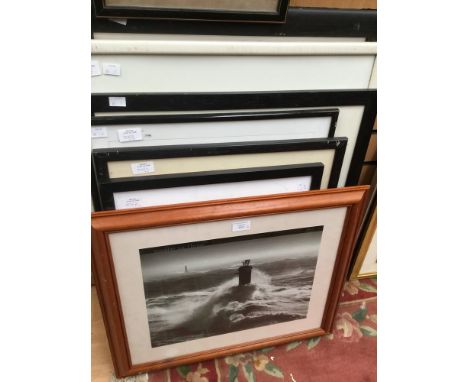 Collection of photographic poster prints, including David Hockney photographic reproduction print (7)