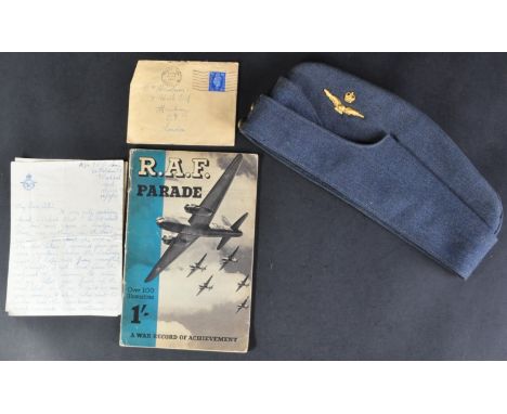 A collection of original WWII Second World War RAF Royal Air Force effects, all presumed related, comprising; an original war