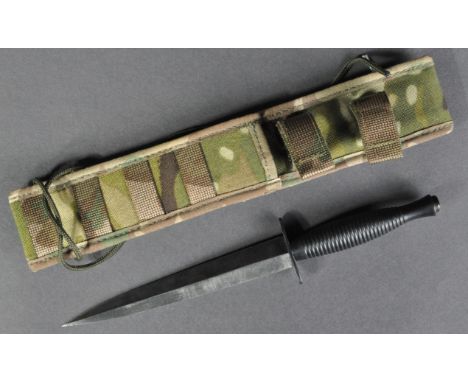 A 20th Century Fairbairn Sykes pattern SAS combat dagger, by William Rodgers of Sheffield. Typical form, with ribbed hilt, do