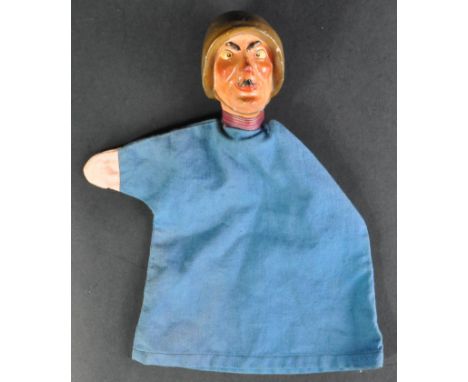 WWII Second World War Interest - an original mid 20th Century novelty children's glove puppet in the form of Adolf Hitler / N