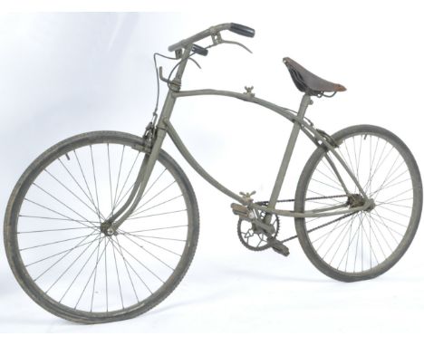 A scarce original WWII Second World War British Army Military issue Airborne division / Paratrooper's folding BSA bicycle. 2n