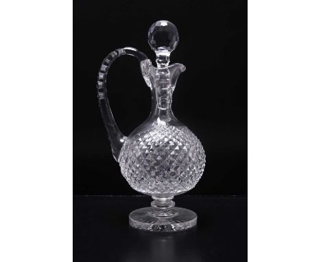 A Waterford Crystal Prestige Master Cutter Heritage claret decanter and stopper, foil label, 29.5cm high. Sold together with 