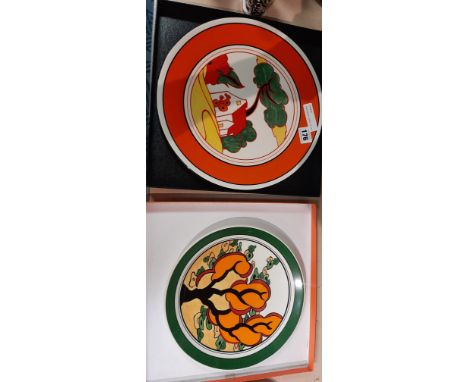 3 WEDGWOOD CLARICE CLIFF PLATES