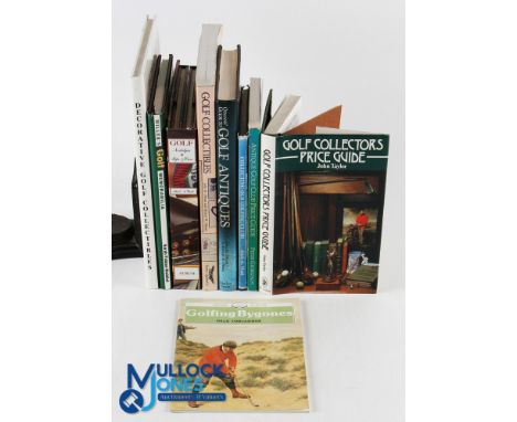 Golf Antiques &amp; Collectables reference book, a collection to include Golf Collectors Price Guide John Taylor 1983, Collec