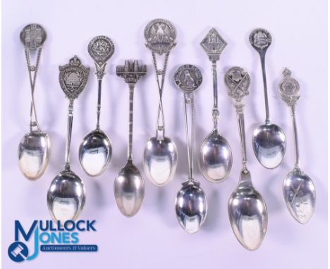 Collection of Various Golf Club Silver Teaspoons (10) - Clapham Common Golf  Club hallmarked Birmingham 1931; Northwood Golf 