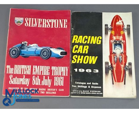 1961 Motor Sport F1 British Empire Trophy Stirling Moss Signed Programme, with carpark ticket and 2 grandstand/pit tickets st