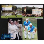 Collection of European Ryder Cup signed Press Photographs from 1997 - 2008 (4) to incl 1997 at