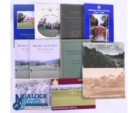 Collection of Various Golf Club Histories from 1891 onwards in their original wrappers (11) Shrewsbury Golf Club 100 years 18