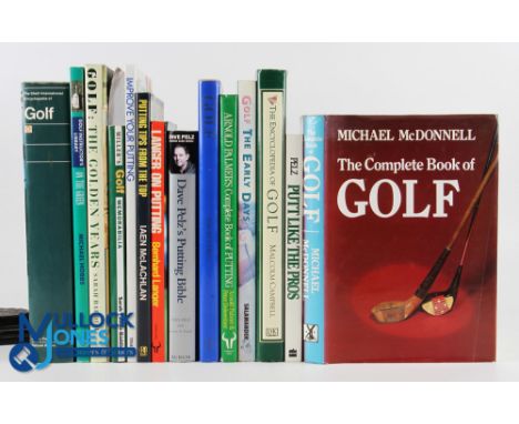 Golf Book Collection, to include Putting The Pros Dave Pelz 1989 P/B, Putting From The Top Iaen Mclachlan 1980, Langer on Put