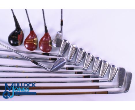Ben Hogan Producer Part Set of Steel Shafted Golf Irons, 3-9 with a sand wedge, plus Eskit 2 Xpert rustless putter, Cypress p
