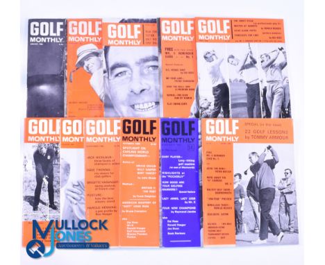 1966 Collection of Golf Monthly Magazines (11) a complete run from January to November to incl Jack Nicklaus first win at The